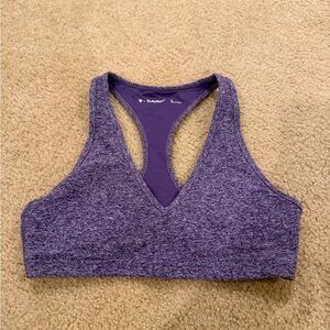 Aritzia Purple Racerback Sports Bra